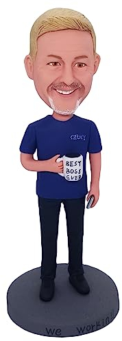 mydedor Individuelle Wackelkopf-Figur, personalisierte Figur, Geburtstagsgeschenke für Büro, Auto, Armaturenbrett, Sammlerstück