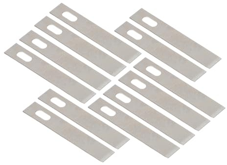 COHEALI 50 Pièces Lame De Couteau à Découper Lames De Passe-temps De Rechange Remplacement Des Lames Utilitaires Couteau Xacto Artisanal De Lame Acier 60# Remplacer Ciseau