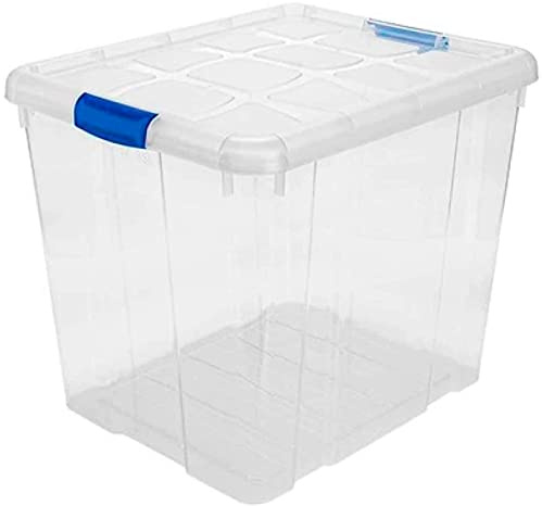 Acan Tradineur - Caja de Almacenamiento - Fabricado en plástico - Contenedor para almacenar Libros, ropa, mantas - N.º 17-42,2 x 35 x 35 cm - 35 Litros