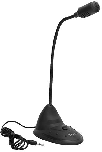 Beufee Microphone à Col De Cygne, Microphone De Bureau, Microphone à Condensateur, Microphone Filaire, Microphone De Table pour Ordinateur