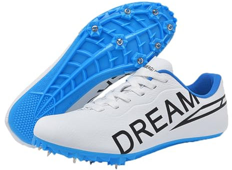Leichtrit Mittelstrecke Leichtathletikschuhe,Leichte Spikes Laufschuhe,Leichtathletik Schuhe MäNner Frauen,Stabil Und rutschfest,Geeignet FüR Langstreckenlauf,Wettkampf,HüRdenlauf,Training