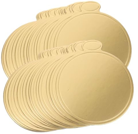 Cabilock Mini Vassoi Per Torte Rotondi 50 Pezzi in Cartone Decorazioni Per Torte Per La Casa Basi Per Torte Per Feste