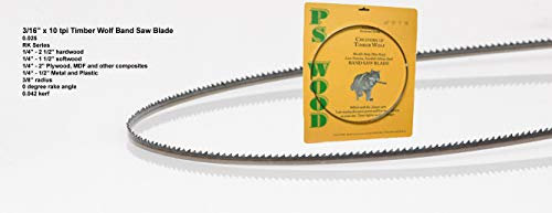 Timber Wolf 142 x 3/16 x 10 tpi Band Saw Blade