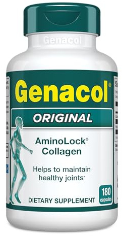 Collagen Peptides Joint Supplements for Men & Women by Genacol | Exclusive Hydrolyzed Collagen Pills | Helps Maintain Healthy Joints | Colageno Hidrolizado | Genacol Original 180 Capsules