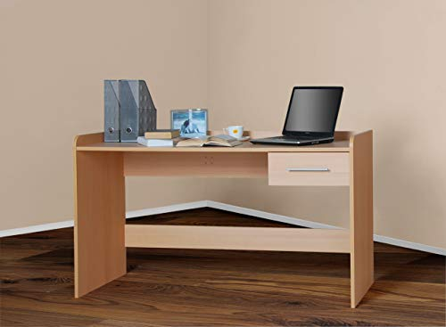 Möbeldesign Team 2000 Kinderschreibtisch Schreibtisch, höhenverstellbar, 116cm breit (buche)