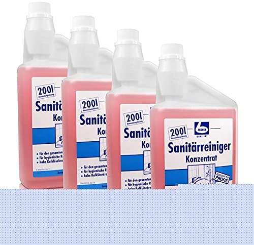 4x Dr. Becher Sanitärreiniger Konzentrat 1 Liter