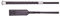 BR Springgerte Kolga echtes Leder schwarz-Silber (70 cm)