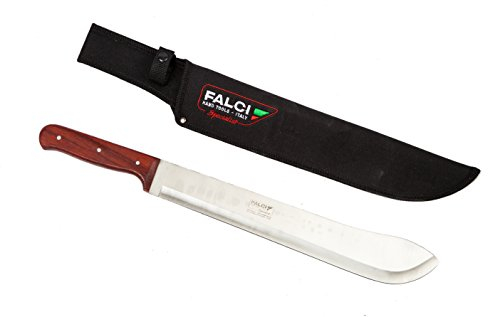 Falci 290135-10L Machete Lucido con Manico in Legno, 36 cm, Grigio, 47x4x2 cm