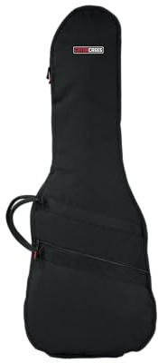 Gator Cases Funda Gig Bag Acolchada de Espuma para Guitarra Eléctrica; Se Adapta a Guitarras Estilo Stratocaster y Telecaster de hasta 40.3 de Largo (GBE-Elect)