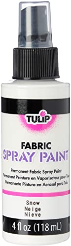 Tulip 26569 Vaporisateur de Peinture Permanente pour Tissu de 118 ml, Snow