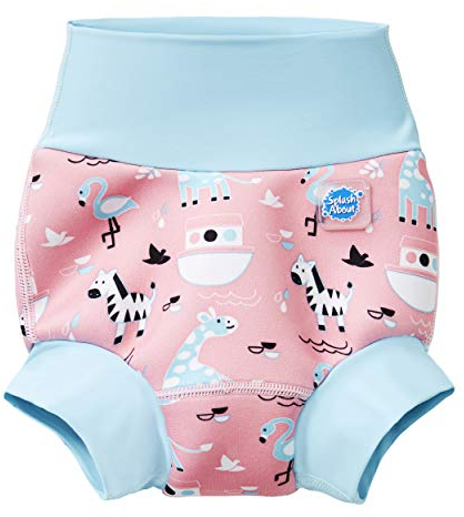 Splash About Happy Nappy Pannolino da Nuoto Riutilizzabile, Nina's Ark, 6-12 Mesi