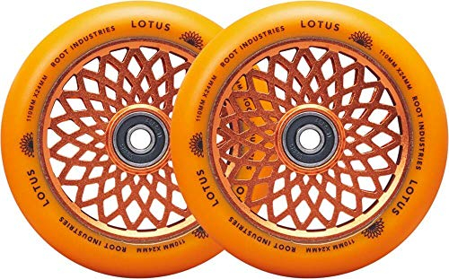 Centrano Centrano Root Root Unisex – Erwachsene Lotus Stunt Scooter-Räder, Radiant Orange, 110 Root Root Unisex – Erwachsene Lotus Stunt Scooter-Räder, Radiant Orange, 110
