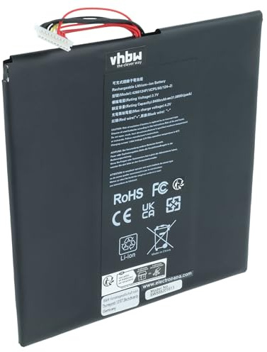 vhbw Batería Compatible con Acer Aspire Switch 10, N15p2, One 10 S1002 Notebook (8300 mAh, 3,7 V, Li-Poli)