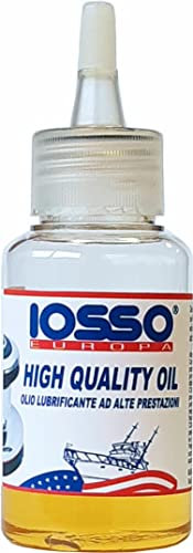 Iosso Europa Oil, Olio lubrificante ad Elevate Prestazioni, Bianco, 1.000 ml