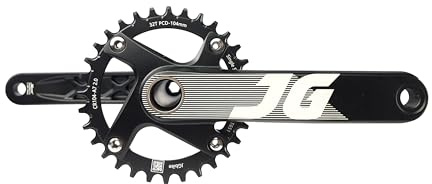 JGbike Crank Arm Set Mountain Bike Crankset Arm Set 170mm 104 BCD with 68 73 Bottom Bracket Kit and Chainring Bolts for MTB BMX Road Bicyle,Compatible with Shimano,SRAM,FSA, Gaint