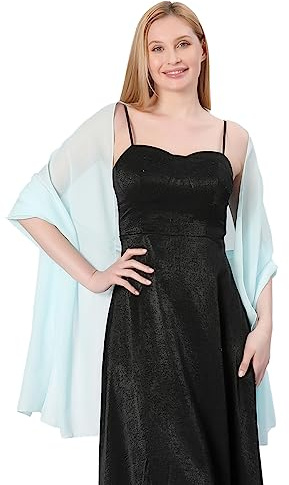 FAIRYGATE Schal Mädchen Chiffon Stola Schal für Kleider in verschiedenen Farben A0418