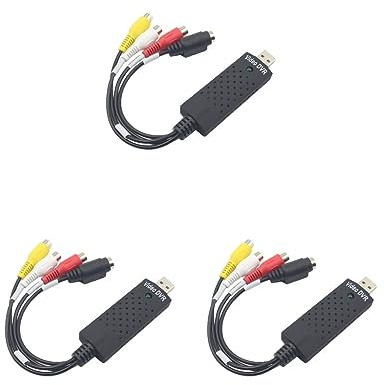 3 set of USB 2.0 VIDEO/AUDIO Converter Audio Video Adapter Easycap Capture Card