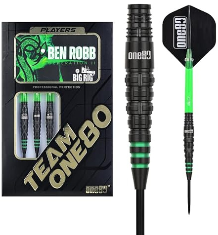 ONE80 Ben Robb V2 90% - Steeldarts 23 Gramm