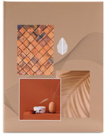 Hama Album Photo pochette Minimax Singo II (Format 12.5x16.5cm, 100 photos 10x15cm,100 pages, Motif Zen) Terracotta