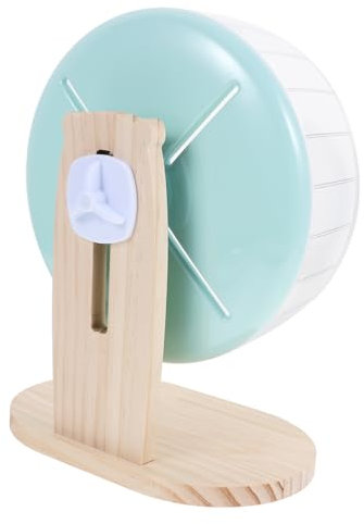 BESPORTBLE Leises Hamsterrad Für Haustiere Stabiles Holz Laufrad Für Hamster Mäuse Und Kleine Igel Kompaktes Spielzeug Für Käfige