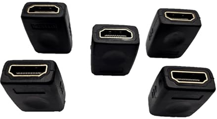 Micro CONNECTORS Adaptador HDMI Hembra a Hembra para Cambiador de género, Paquete de 5 (G08-254-5P)