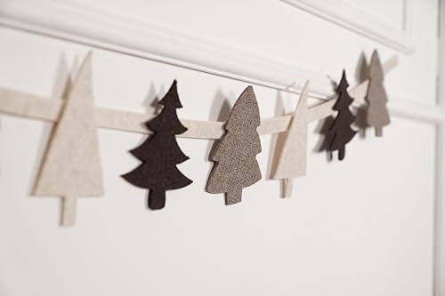 Eco Filz Girlande Wimpelkette für Weihnachten