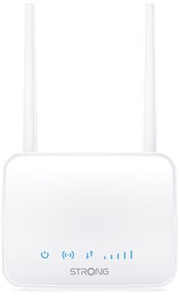 STRONG N300 Mbps WiFi 4G Router, 4G Cat4 LTE Network with SIM Card Slot, Detachable Antennas, 1×100 Mbps LAN Port, Secure Mobile WiFi Router, Plug & Play, USB 3.0 (4GROUTER350M)