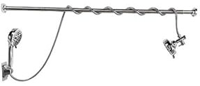 Juego de Ducha, Sistema de Ducha de Alta Presión para Doble - Patrón de Rociado Ajustable, Juego de Ducha para Pareja con Cabezal de Ducha, Manguera de Ducha y Barra de Ducha Ajustable (40-73in)