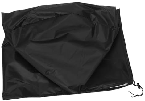HIAKDOFT Grillabdeckung Wetterfest Aus Oxford Gewebe Mit Kordelzug 70x70cm Robuste Grillhülle Für Garten Und Gasgrills Uv Beständig Und Reißfest Schützende Abdeckung Für Außen