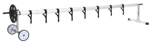 NQJIBUE Item-Pool Cover Roller with Stainless Steel Base,Pool & Spa,Pool & Spa Accessories