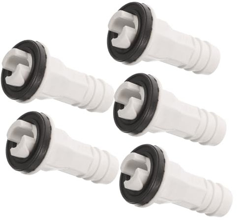 KICHOUSE 5pcs Air Conditioner Drip Pan Drain Hose Connector Connector for Ac Drain Hose Fitting for Ac Unit