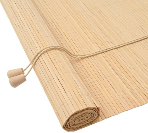vidaXL Estor Enrollable Naturaleza 100 x 160 cm Bambú