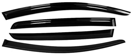 4-teiliges Set Regenschutz- und Sonnenschutz-Windabweiser für die Autofenster, vorne und hinten, für VW Golf 5 5-Türer (2004–2009)
