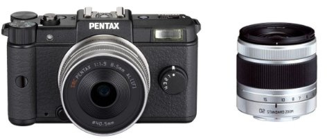Pentax Q Kit compact hybride 12 Mpix Noir + Objectif 8,5 mm f/1,9 + 5-15 mm f/2,8-4,5 (Import Royaume Uni)