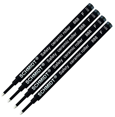 4 Pack – Schmidt 888 Schwarz Fein tintenmine
