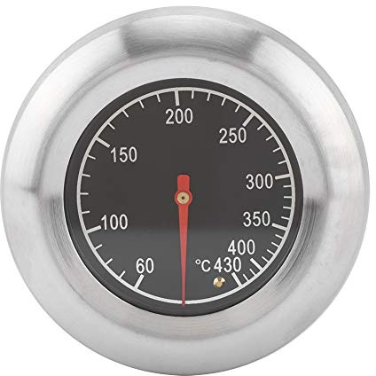 Jenngaoo Stainless Thermometer, 3 in 60~430℃ Stainless Steel BBQ Thermometer Fahrenheit and Heat Indicator for Meat Cooking Port Lamb Beef