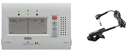 KORG CA-40, Chromatisches Stimmgerät/Tuner & CM-300-BK Stimmgerät CM 300-BK