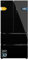 Cecotec Kühlschrank Französische Tür 436L - Bolero CoolMarket FD 436 Black Glass E. Klasse E183 cm hoch und 83,6 cm breit, Inverter Plus Kompressor, Total No Frost, Türalarm, Fast Cooling und Freezing