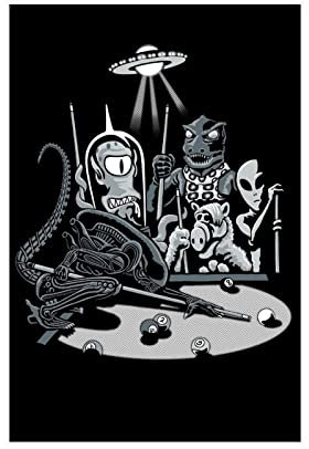 FISH DRAGATE Vintage-Poster mit Billard-Motiv, Unterhaltung, Sport, Retro, 5 Stück, Leinwand, Schlafzimmer, Dekoration, Büro, Raumdekoration, Geschenk, Rahmen-Stil, 50 x 75 cm