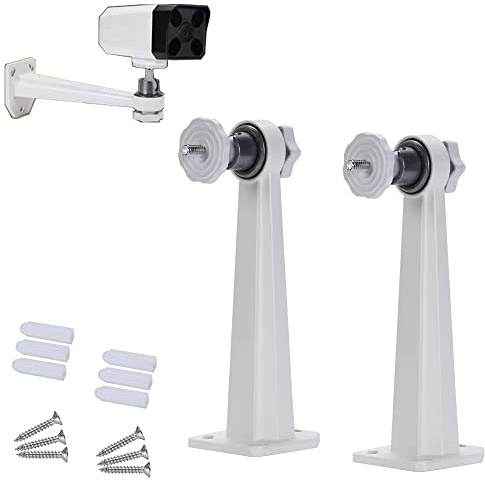 PCAORLEORS 2Pack de 2 soportes para cámara de seguridad de metal para pared/techo, soporte interior/exterior compatible con Arlo, Arlo Pro 2 3, cámara CCTV Arlo Ultra y cámara compatible con cabeza de