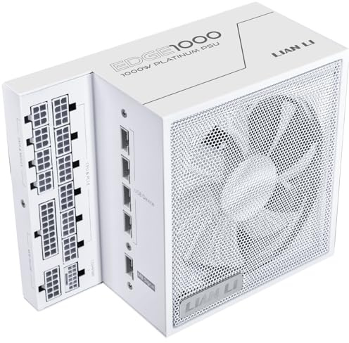 Lian Li EDGE EG1000 80 PLUS Platinum Netzteil, PCIe 5.1, ATX 3.1-1000 Watt, weiß