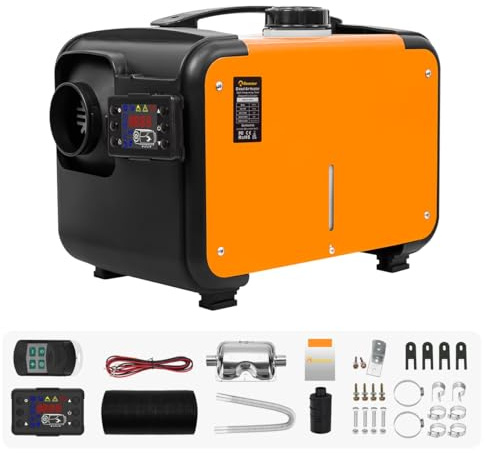 Sunster 12/24V Standheizung Diesel, 8kW 0.18-0.48L/h für Auto RV | 12V/24V, 8kW, 0.18-0.48L/h, Diesel Air Heater, for Auto, RV, Truck, Bus