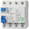 A2ZWORLD Interruptor diferencial tipo B trifásico, RCCB Clase B 30 mA 4P 25 A, 3P + N 4 polos 10 kA AC 400 V, ocupa 4 módulos de barra DIN