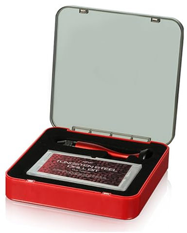 Leichtes Aluminium-Handbohrer-Set, geeignet für 0,3–3,2 mm Bit, Modellbauer und Hobbyisten, Holz- und Harzmaterialien