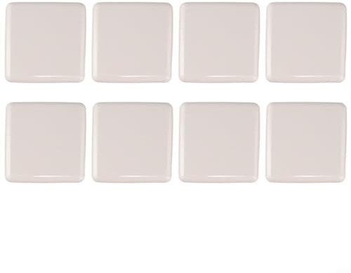 Zilimontt Confezione da 8 feltrini quadrati resistenti per moquette, 8,9 cm, per schiuma EVA e plastica per spostare senza sforzo divano, letto, tavolo, armadio, libreria, app