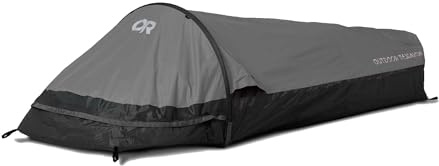 Outdoor Research Helium UL Bivy | Wasserdichtes & langlebiges ultraleichtes Einzelpersonen-Rucksackzelt, Muschelschale, Netzgewebe