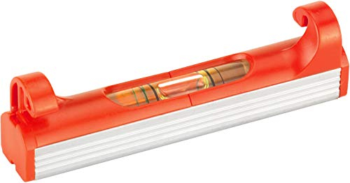 Connex Schnur-Wasserwaage 70 mm - 1 Libelle - 2 % Gefälle ablesbar - Leichte Bauweise & Kompaktes Design - Zum Einhängen in Richtschnüre / Schnurlinien-Wasserwaage / Schnurwaage / COXT743000
