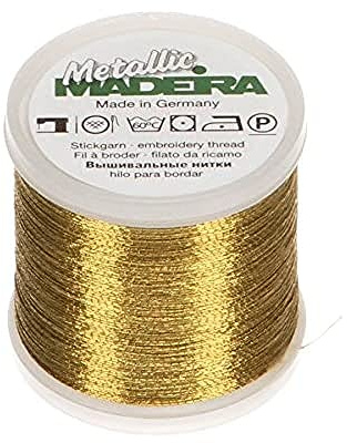 Madeira tråd, polyester, guld4, 200 m