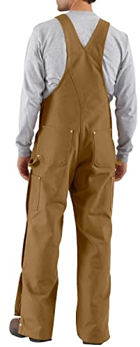 Carhartt Salopette zipp e pour homme non doubl e, Carhartt Marron, 32W x 36L