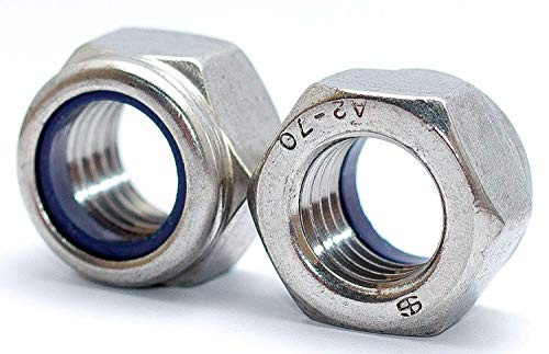 Sicherungsmuttern M16 DIN 985 10 Stück Edelstahl V2A Klemmmuttern Stopmuttern